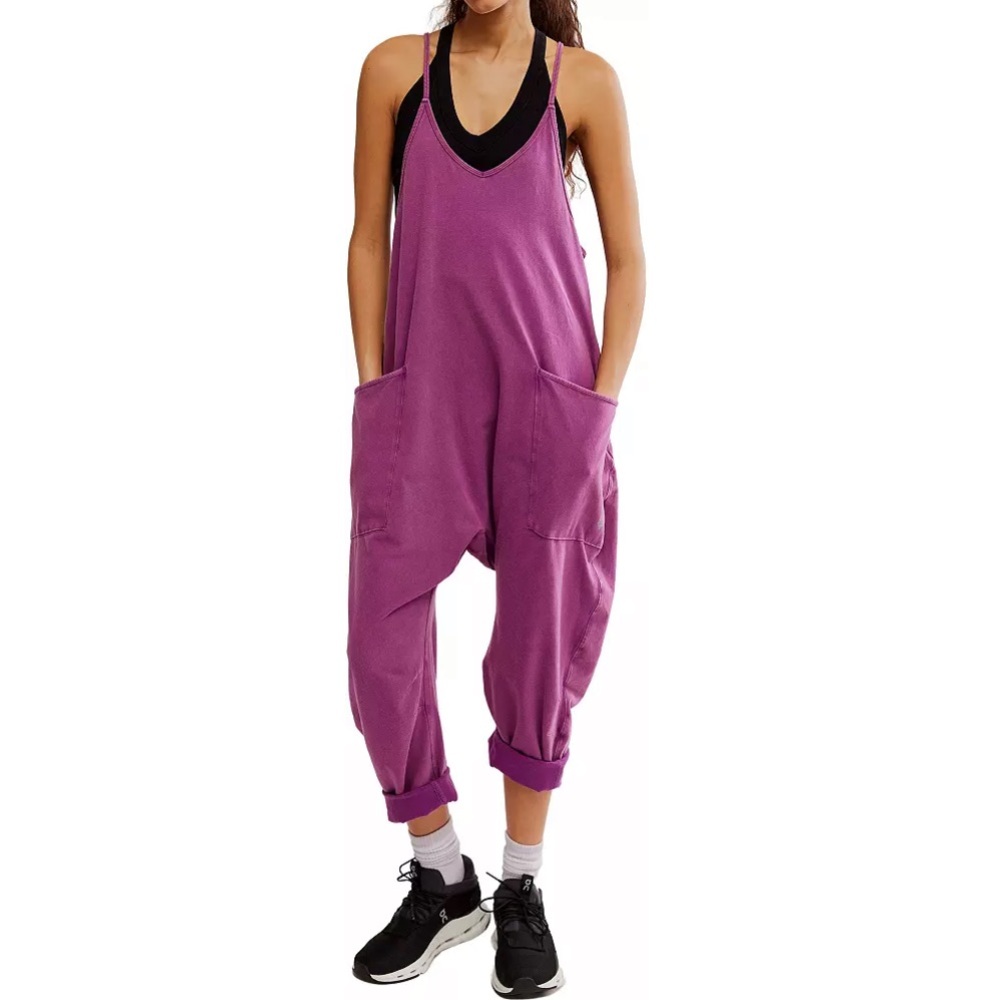 FP Movement by Free People Mauve/Purple Relaxed Jumpsuit